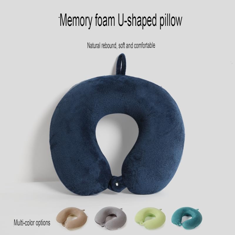 Memory Cotton U-Shaped Neck Pillow for Travel and Office