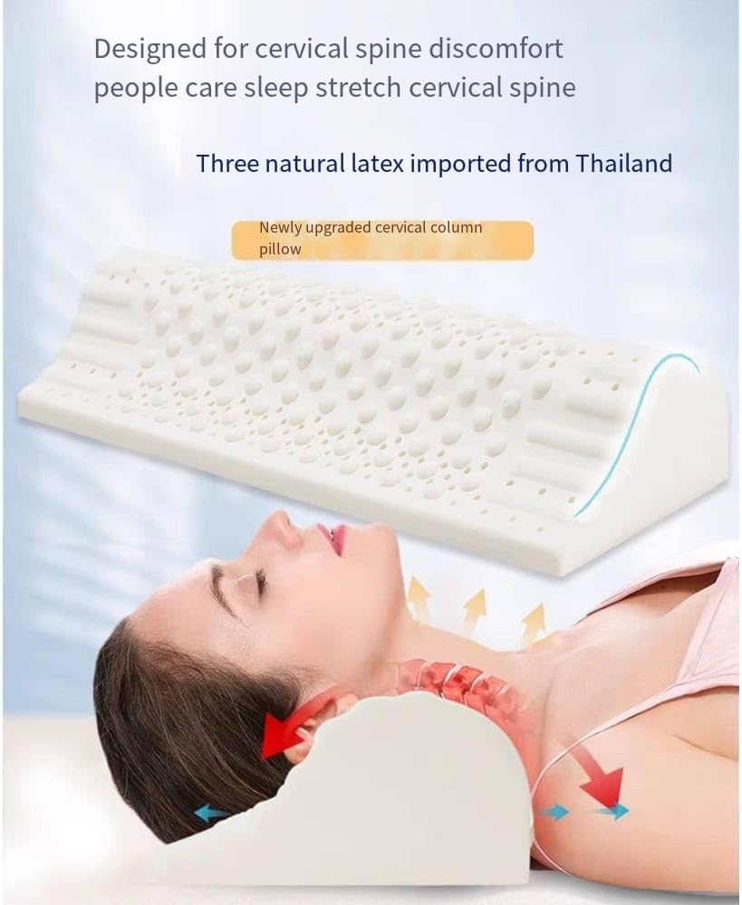 YHZEXUDA Natural Latex Neck Support Pillow