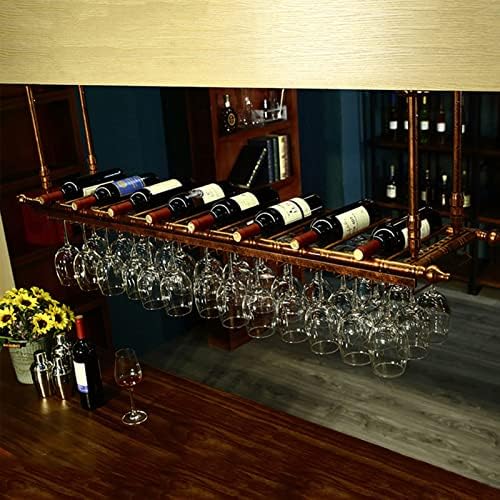 Suuim Adjustable Wine Rack with Stemware Shelf