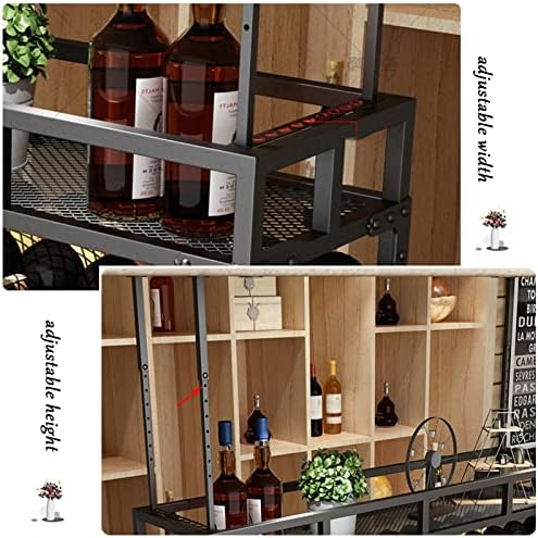 ZJDYDY Adjustable Iron Wine Rack Holder