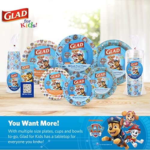 Glad Paw Patrol 9 Oz Paper Cups - 20 Count Pack of 1