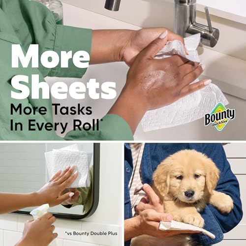 Bounty Quick-Size Paper Towels 8 Family Triple Rolls
