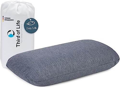 Stomach Sleeper Pillow MIZAR - Memory Foam with Thermoregulating Case