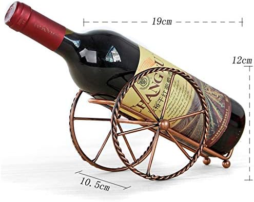 BOCbco Rustic Metal Wine Rack Holds 1 Bottle