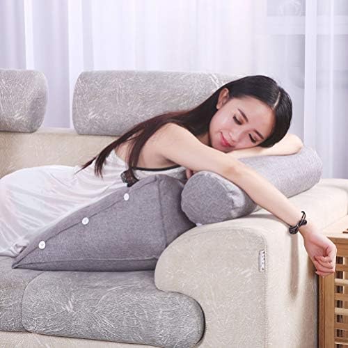 Garneck Ergonomic Bed Triangle Cushion for Neck and Back Support