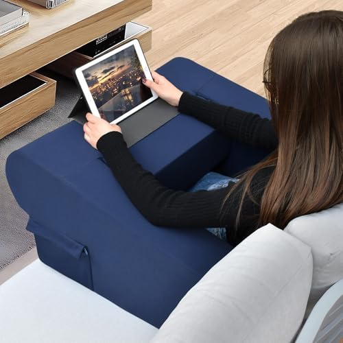 FUCIHOMA 2 in 1 Reading Pillow with Lap Desk
