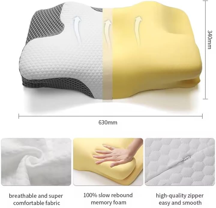Love Nest Cervical Neck Pillow with Memory Foam