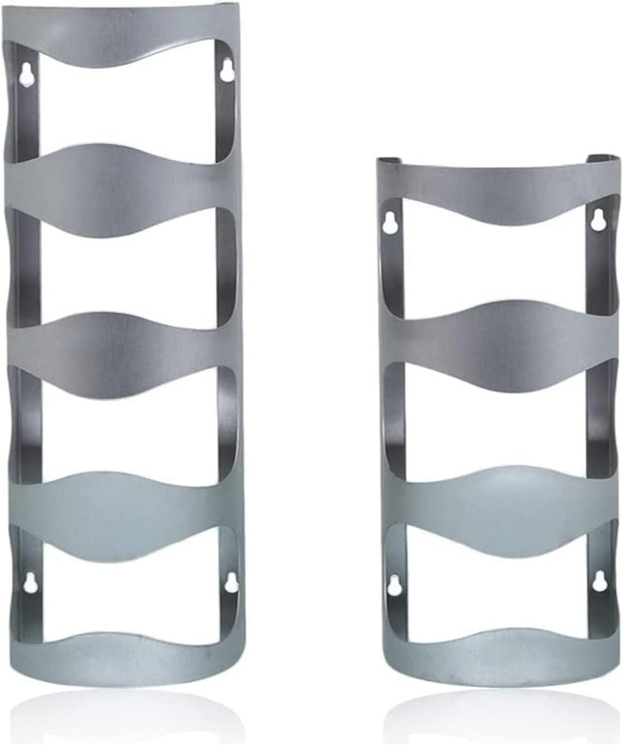 ALDEPO Stackable Wine Rack Wall Mounted Metal Storage Organizer