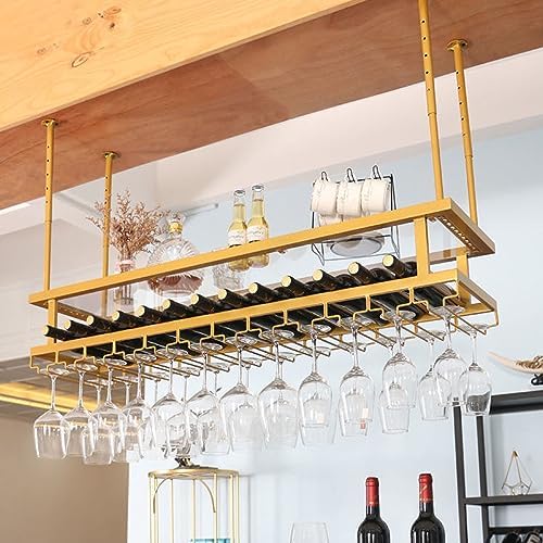 SAGIDAR Wall-Mounted Wine Rack Organizer