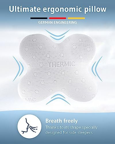 Third of Life Side Sleeper Pillow Ergonomic Thermoregulating