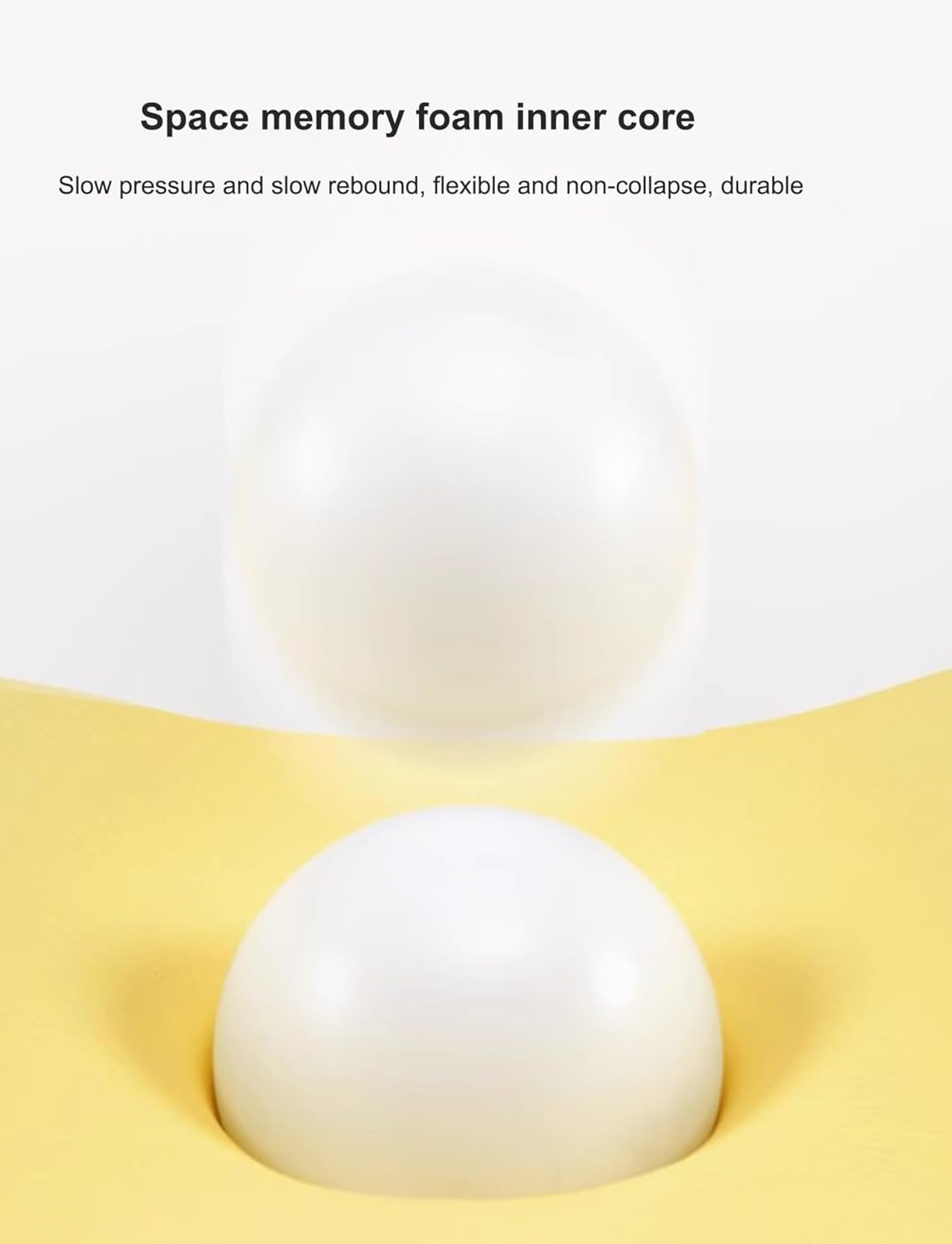 Prone Pillow with Removable Cover and Slow Rebound Foam