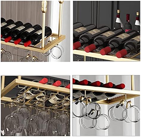 ALDEPO Wine Rack Hanging Glass Holder 80x30cm