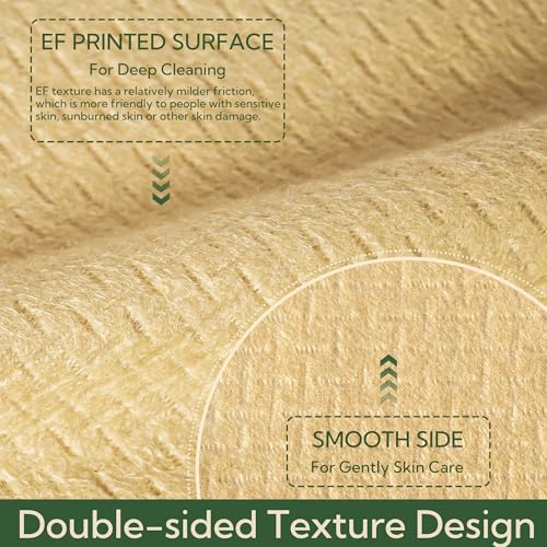 GRANNY SAYS Bamboo Face Towels 100 Count2 Pack 8x10 Inches