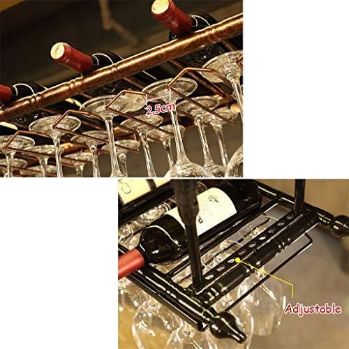 Metal Wine Glass Rack Holder Ceiling Mounted Wall-Mounted