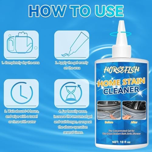 HORSEFISH TOOL 10 Fl Oz Washing Machine Cleaner Gel