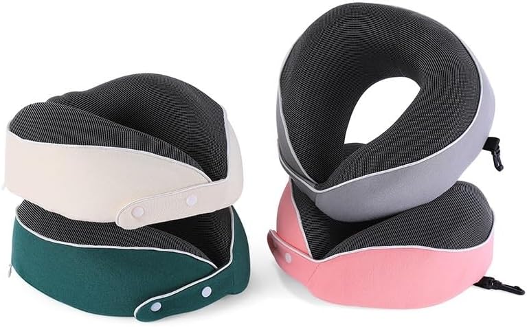 JIGUJISU Soft U-Shaped Neck Pillow for Travel and Home