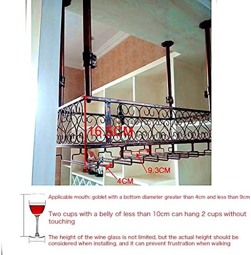 Adjustable Wall-Mounted Wine Rack with Double Layer