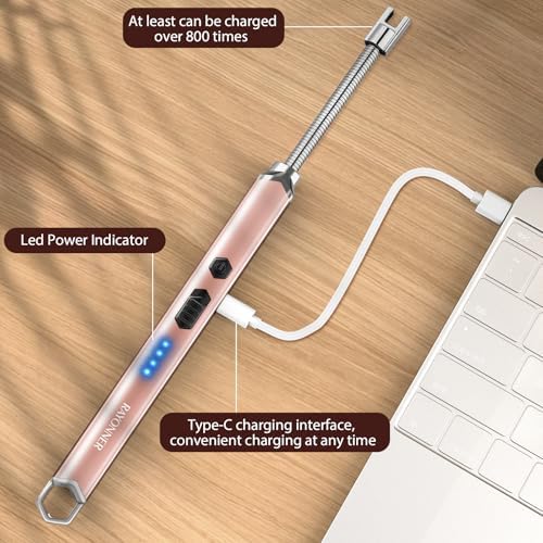 RAYONNER USB Rechargeable Electric Candle Lighter with Safety Switch 1