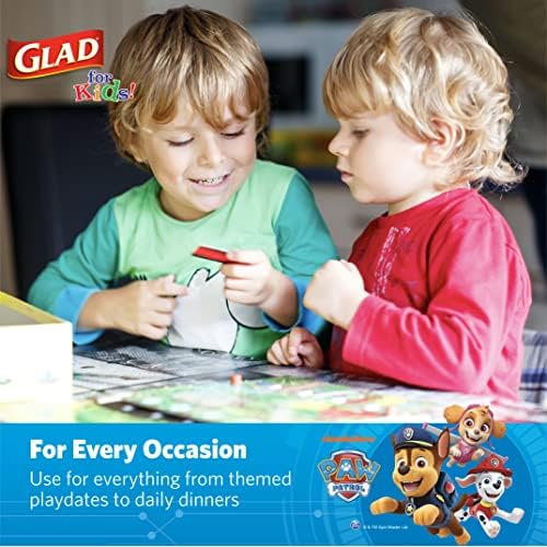 Glad Kids Paw Patrol Emoji Paper Plates 20ct