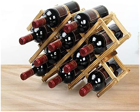 ALDEPO Tabletop Wine Rack with Stackable Design
