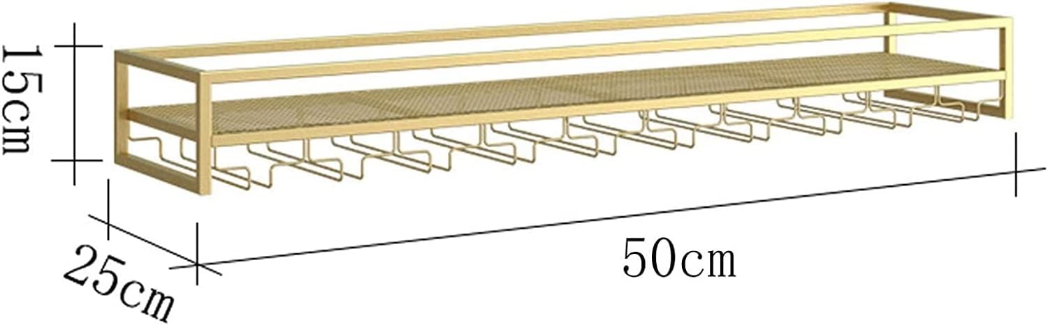 ALDEPO Wall-Mounted Wine Rack with 50cm Design