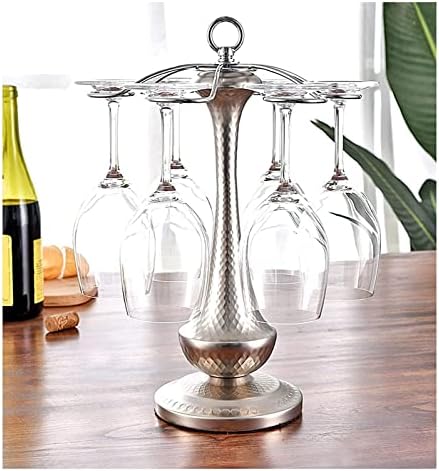 ALDEPO Wine Rack for 6 Glasses Metal Holder