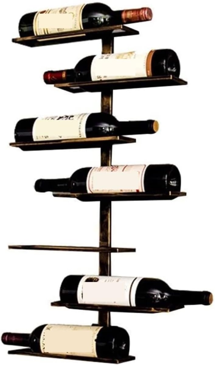 INKTUS Rustic Industrial Wall Wine Rack