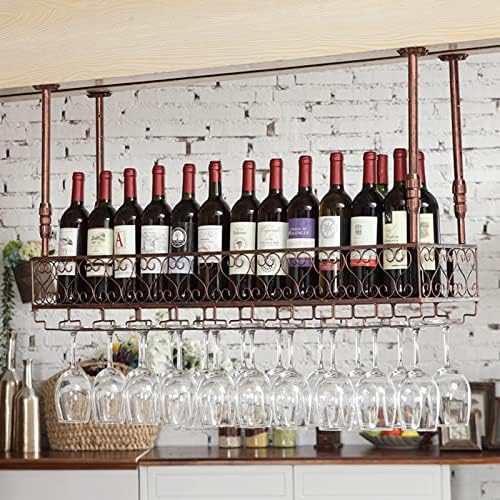 Adjustable Wall-Mounted Wine Rack with 100Cm Length