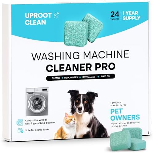 Uproot Clean Washing Machine Cleaner Tablets 24 Pack