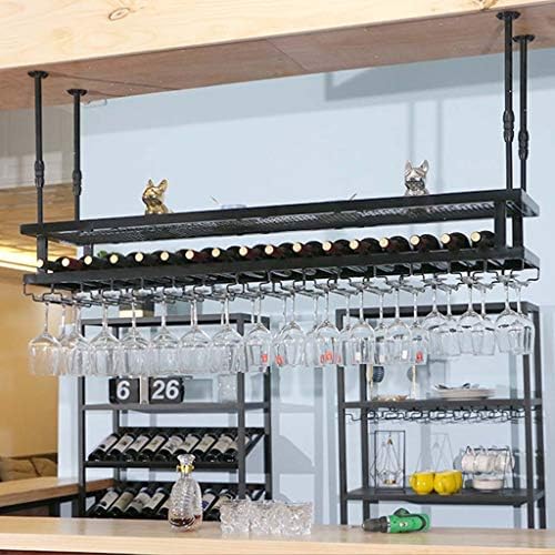 SENNIAN Inverted Wine Glass Ceiling Holder Rack