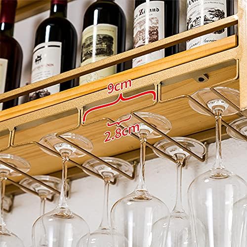 ZJDYDY Wall-Mounted Industrial Wine Rack