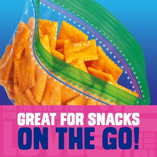 Ziploc Snack Bags with EasyGuide Texture 108 Count