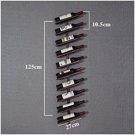 ALDEPO Wall-Mounted Wine Rack 12 Bottles Bronze 1