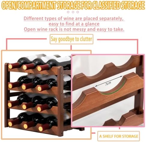 Industrial Liquor Glass Holder Display Shelf for Home Bar Cafe Kitchen