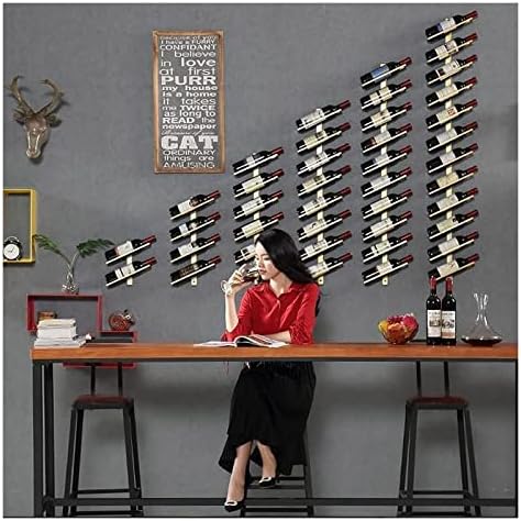 ALDEPO Wall-Mounted Wine Rack for Home and Kitchen