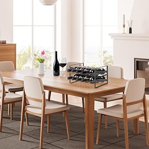 PAFISH 2 Tier Wine Rack for Kitchen Bar Pantry 1