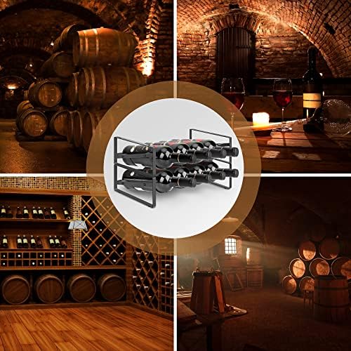 PAFISH 2 Tier Wine Rack for Kitchen Bar Pantry 1
