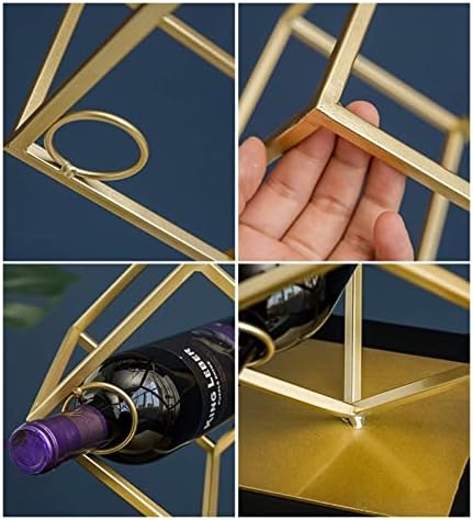ALDEPO Rose Gold Wine Rack for 2 Bottles