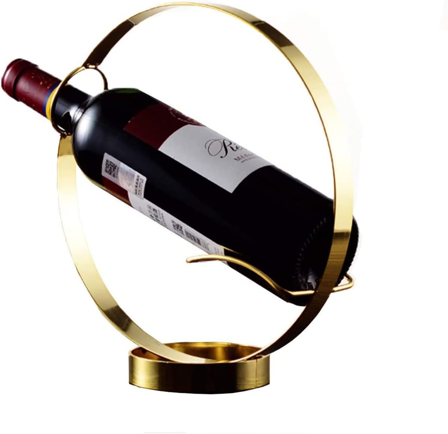 ALDEPO Gold Metal Wine Rack for Home Decor