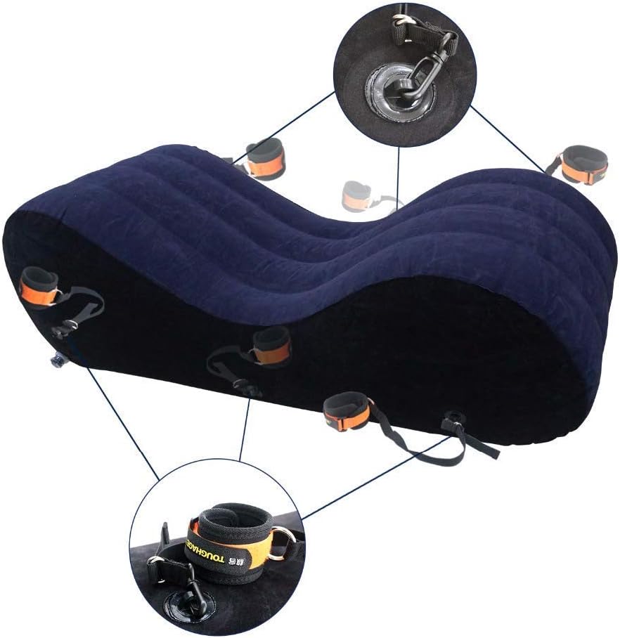 COSWE Wedge Pillow with Air Pump for Back and Leg Support