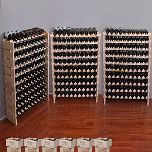 Freestanding Wine Rack Cabinet for 100 Bottles