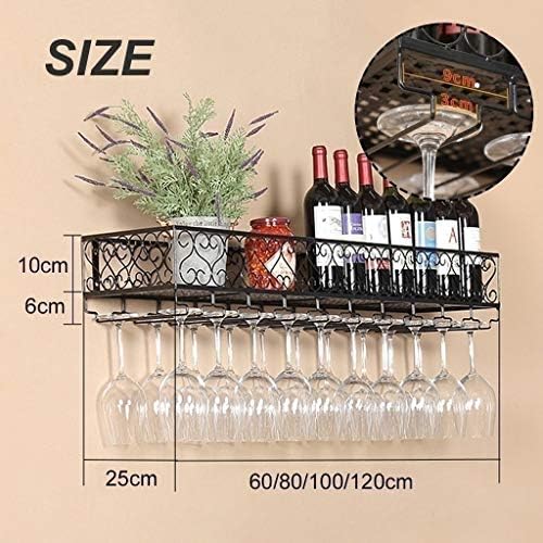 Wall-Mounted Wine Racks Vintage Bronze 60X25Cm