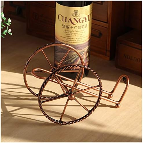 BOCbco Rustic Metal Wine Rack Holds 1 Bottle