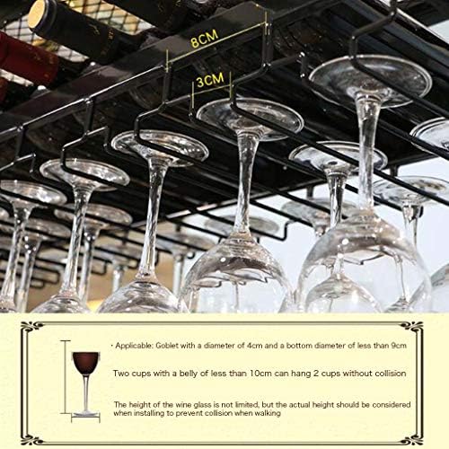 SENNIAN Inverted Wine Glass Ceiling Holder Rack