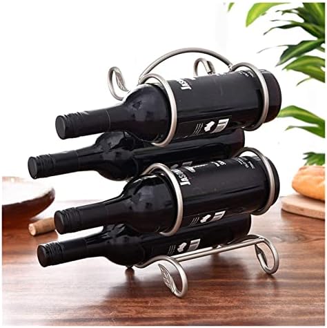ALDEPO Pink Freestanding Wine Rack 4 Bottle