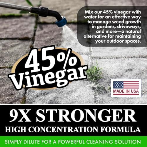 Natures Freedom 45 Vinegar 1 Gallon With Cleaning Guide