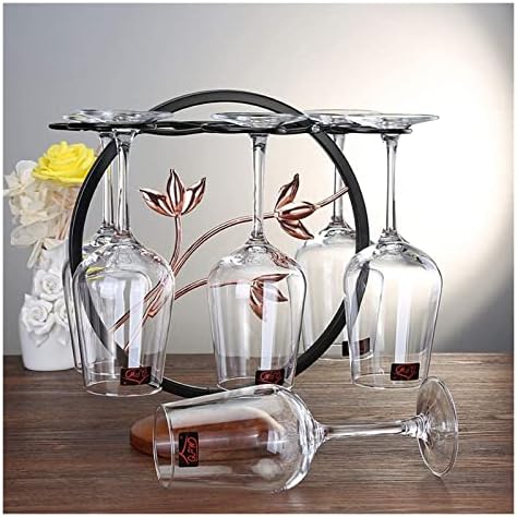 ALDEPO Tabletop Wine Rack with Wooden Base