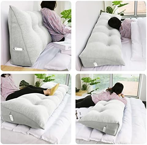 Homecozy Wedge Pillow for Bed Reading Back Support