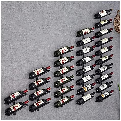ALDEPO Wall-Mounted Wine Rack 6 Bottles - Dolphin Waves Design