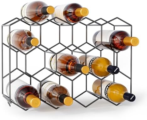 Urban Deco Tabletop Wine Rack for 14 Bottles
